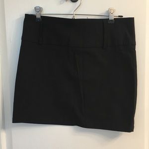 Black mini-skirt